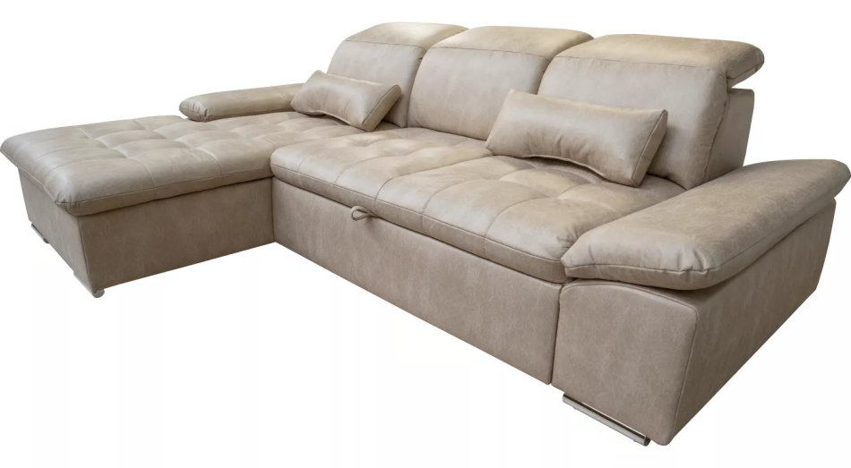 Угловой диван «Вестерн» вар 2mR.8mL: ткань 498_22 группа