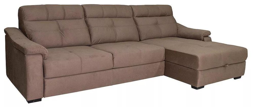Угловой диван Барселона 2 вар 3mL.8mR, ткань 572_20 группа