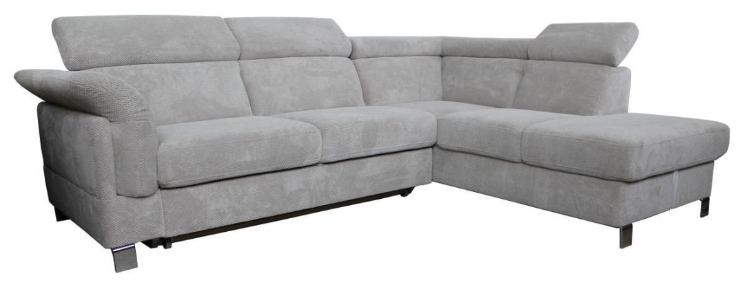 Угловой диван «Клео»  вар.2mL.5mR: ткань 800_19 группа